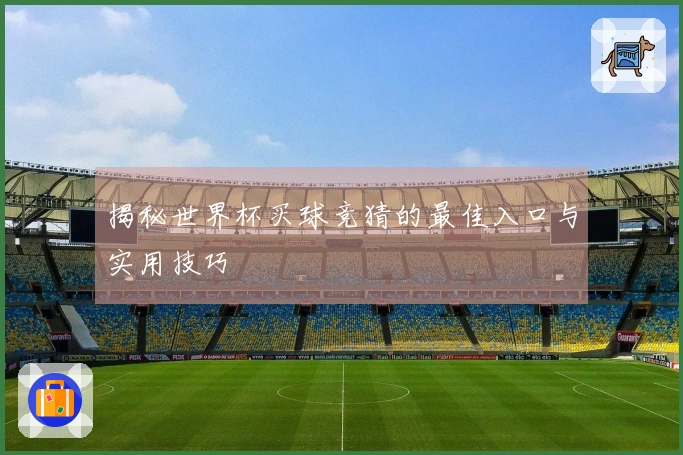 揭秘世界杯买球竞猜的最佳入口与实用技巧